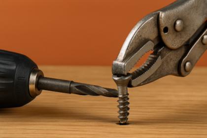 csavar kiszedése házilag